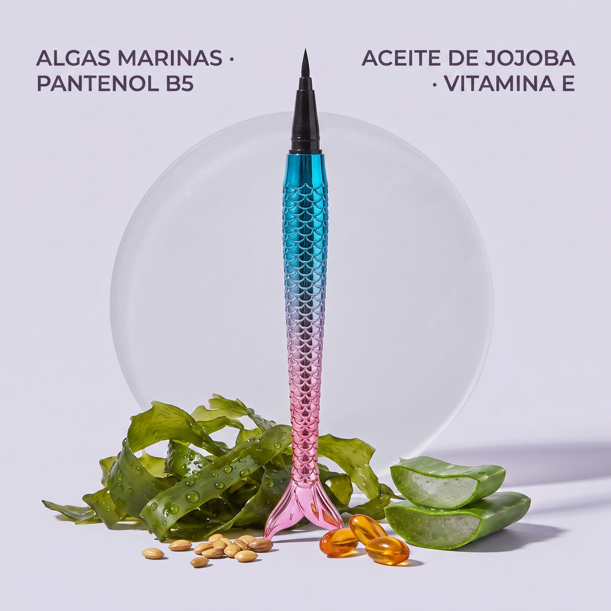 MERMAID - Delineador líquido a prueba de agua (72 horas de duración)